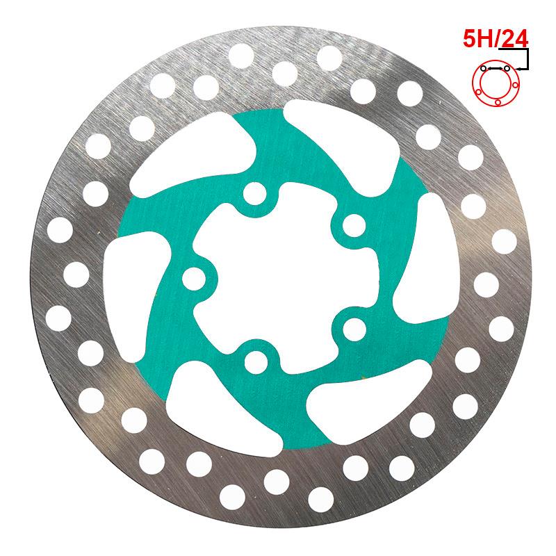 Disco de freno 120mm 5H verde - Imagen 2