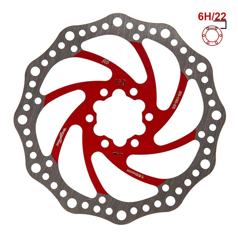 Disco de freno R6.1 160mm 6H
