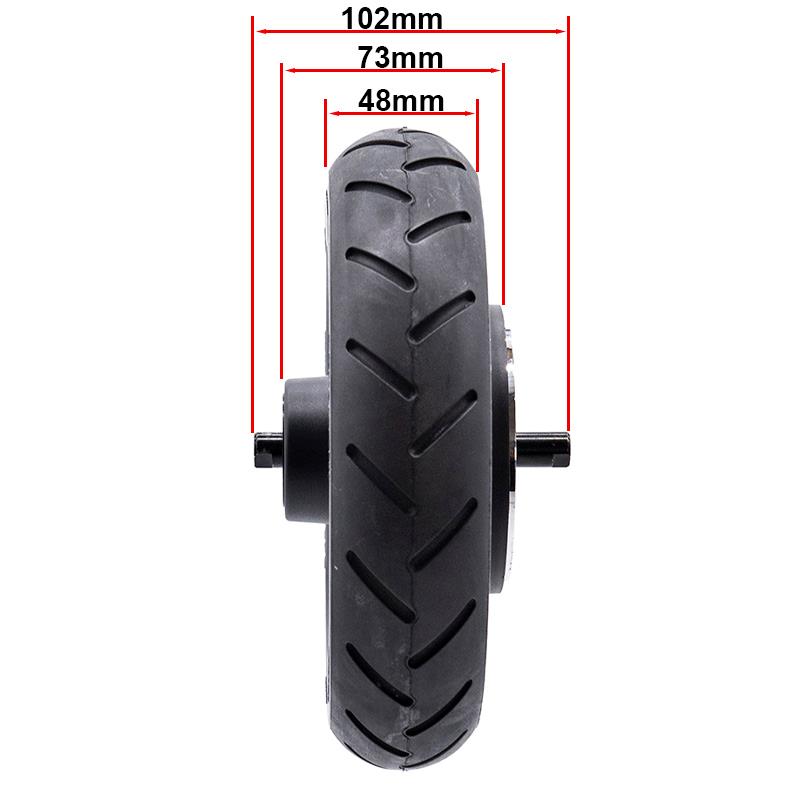 Llanta con rueda maciza de 6,1" y bisel 44mm para Ninebot E2/E2 Plus (Original) - Imagen 5