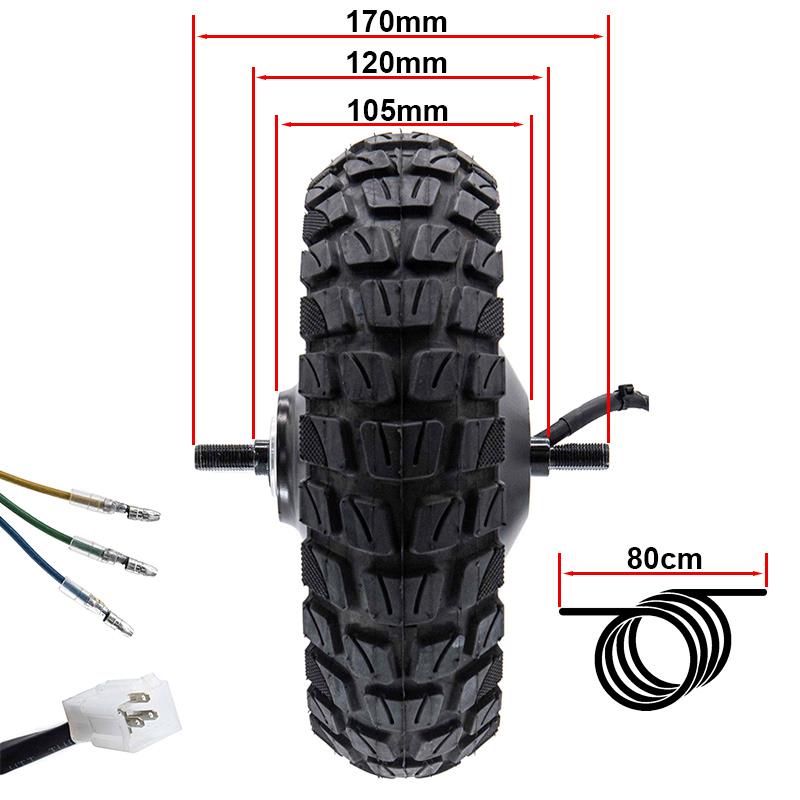 Motor 48V 800W 6,5" Trasero - Imagen 3