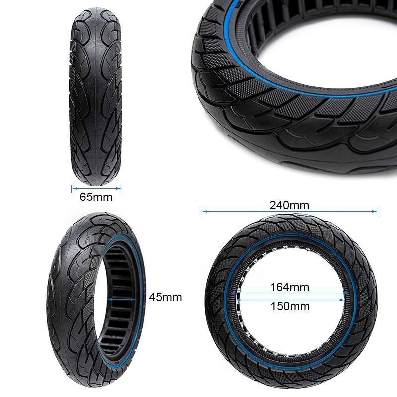 Rueda maciza ultraligera 10x2,5-6,1 - línea azul - Imagen 4